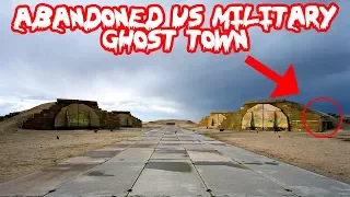 I FOUND THIS INSIDE OF A HAUNTED ABANDONED US MILITARY GHOST TOWN! | MOE SARGI