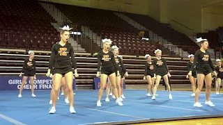 State champion Hudson’s round 3 routine in MHSAA Division 4 Competitive Cheer Finals 2024