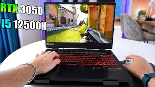 Valorant | Acer Nitro 5 | RTX 3050, I5 12500H POV Gameplay Test, Graphics, FPS |