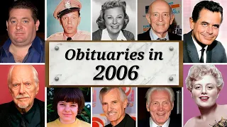 Famous Faces We Lost in 2006 | Obituary in 2006