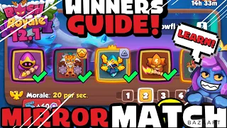 WIN MIRROR MATCH EVERY TIME! *BEST STRATEGIES* IN RUSH ROYALE