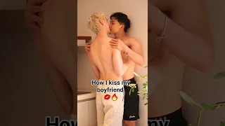 How I Kiss My Boyfriend 💋🥵🔥 #bl #gay #couple #ゲイカップル #gaycouple