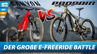 🔥Canyon Torque:ON CF vs. 🔥Propain Ekano 2 AL – Zwei deutsche E-Freerider im Vergleich⚡️