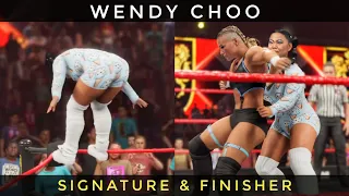 WWE 2K23 | Wendy Choo Signature & Finisher