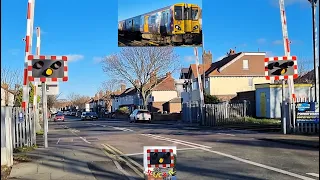 Crosby (Brook Hall) Level Crossing, Merseyside