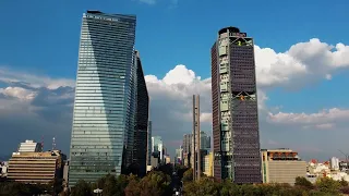 La Ciudad de México en Drone | Paseo de la Reforma | 4K DRONE | DJI MINI 2 SE