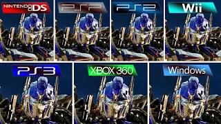 Transformers Revenge of the Fallen (2009) DS vs PSP vs PS2 vs Wii vs PS3 vs XBOX 360 vs PC