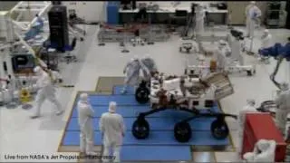 Mars Curiosity Rover - First Test Drive