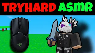 Roblox Bedwars TRYHARD ASMR With NEW KEYBOARD…