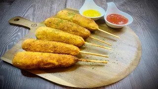 Cheesy Potato Corn Dog | Korean Hot Dog | Korean Street Food