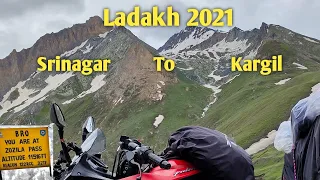 Ladakh 2021 🏍️ on top of the mountain🏔️ | Srinagar to kargil via जोजिला pass | Ep - 05