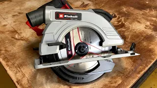 Einhell Cordless Circular Saw & Guide Rail -TE CS 18/190Li- Unboxing & Test Cuts