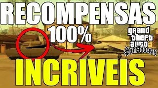 GTA SA - 100% DE TODAS AS MISSOES E COLETAVEIS DO JOGO RECOMPENSAS!!!! + DICAS DE PLATINA