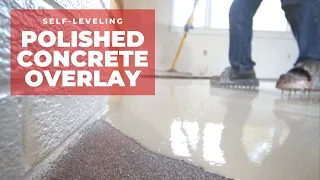 How to Pour a Self Leveling Polished Concrete Overlay