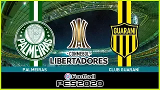 Palmeiras x Guaraní (10/03/2020) Copa Libertadores 2020 - PES 2020