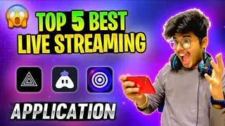 TOP 5 BEST LIVE STREAMING APP FOR FREE FIRE AND BGMI | BEST MOBILE LIVE STREAMING APP LOW  DEVICE
