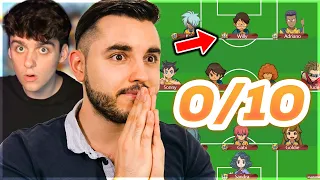 We REACT to your INAZUMA ELEVEN VICTORY ROAD TEAMS with REMS !