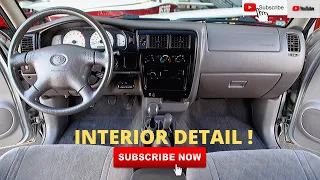 HOW TO CLEAN THE FULL INTERIOR OF A 2001 TOYOTA TACOMA SR5 PICK UP TRUCK **FULL CLEAN**