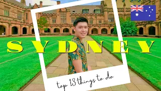 SYDNEY TRAVEL GUIDE 2023 🇦🇺 TOP 13 THINGS TO DO IN SYDNEY AUSTRALIA