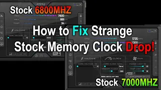 RTX 3070 Lower Stock Memory Clock and How to Fix it!