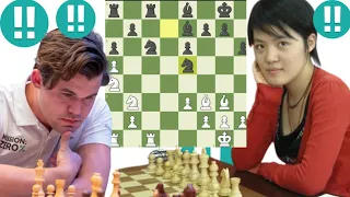 2892 Elo chess game | Hou Yifan vs Magnus Carlsen