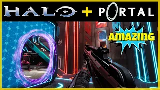 Halo + Portal = Super Fun Arena Shooter! ( SPLITGATE ARENA ) Free to play