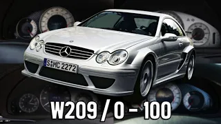 Mercedes Benz CLK W209 (0-100 KM/H) (0-60 MPH) ACCELERATION BATTLE
