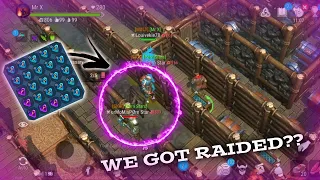 FROSTBORN EPIC RAID DEFENCE AGAINST RUNES PLAYER - WE GOT RAIDED ???