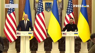 Украина побеждает! Пресс-конференция БАЙДЕНА и ЗЕЛЕНСКОГО в Киеве. Полная версия на русском