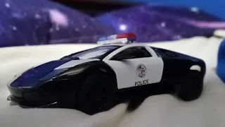 1/36 Scale Lamborghini Murcielago Police Car review