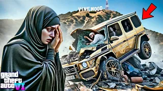 😢Prince Of Dubai Got Into a Serious Car Crash-GTA 5 Prince Of Dubai Real Life Mod Remastered