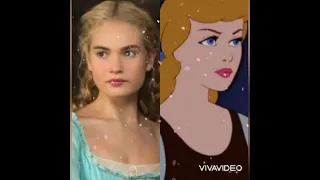 Cinderella movie vs Cinderella cartoon.#disney #princess #short