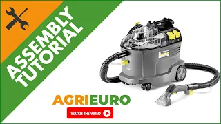 Karcher Pro Tessili Puzzi 8/1 C Vacuum Cleaner - Carpet Cleaner - Assembly Tutorial Video