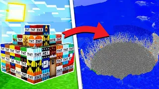 50 New TNT Explosions in MINECRAFT!
