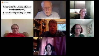May 18, 2020 - Library Advisory Commission (LAC) with cc