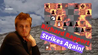 Richard Rapport strikes again, fire on the board vs Noel Studer!