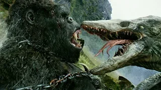 Kong vs Skullcrawler Ramarak ¦ Kong  Skull Island 2017 Movie CLIP 4K +Subtitles