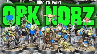 Warhammer 40,000 Ork Nobz Build and Paint Tutorial with Contrast! (Audio Fixed Version)