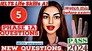 IELTS Life Skills A1 Speaking & Listening Test UKVI Spouse Visa 2024 || New Topics  Phase 1 A