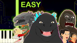 ♪ GODZILLA VS KONG THE MUSICAL - EASY Piano Tutorial