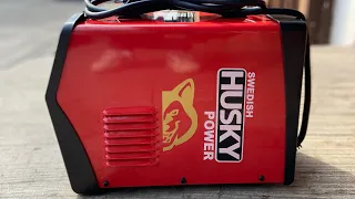 Prueba rápida a la soldadora inversora Swedish Husky Power HKS-185.