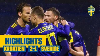 Highlights: Kroatien - Sverige 2-1 | Nations League | Drömmål från Berg räckte inte