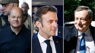 Scholz, Macron und Draghi in Kiew eingetroffen | AFP