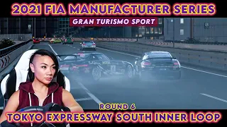 Gran Turismo Sport Online FIA Manufacturer Series Round 6 Tokyo Expressway South Inner Loop Mercedes