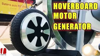 How To Make a Generator At Home Easy With Hoverboard Motor And Fitness Bike