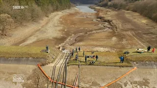 Kempfeld Hunsrück 2021: Die Steinbachtalsperre wird saniert