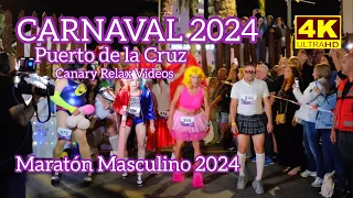 CARNAVAL 2024 Puerto de la Cruz Tenerife Maratón Masculino