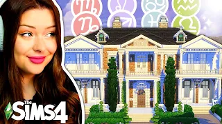 Building a Sorority House for ALL Signs of the Zodiac in The Sims 4