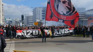 LE CORTÈGE DU RCK POUR LES 120 ANS DU SRFC