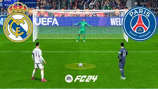 FIFA 24 REAL MADRID VS PSG RONALDO VS MESSI PENALTY SHOOTOUT